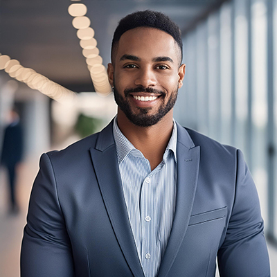 Headshot of African American businessman