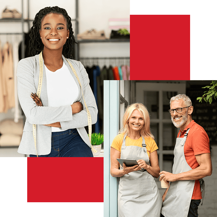 proud business owners