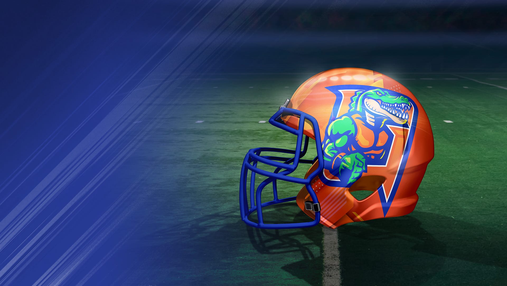 Garfield Gators Helmet Slider